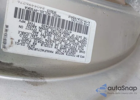 2001 Toyota Sienna Xle z USA, uszkodzony, nr VIN 4T3ZF13C81U390439